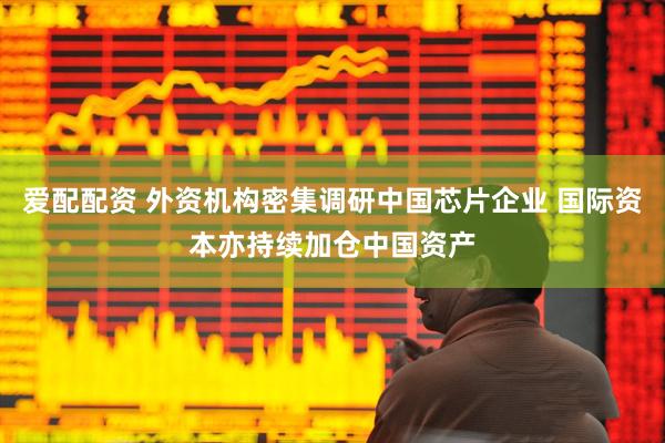 爱配配资 外资机构密集调研中国芯片企业 国际资本亦持续加仓中国资产