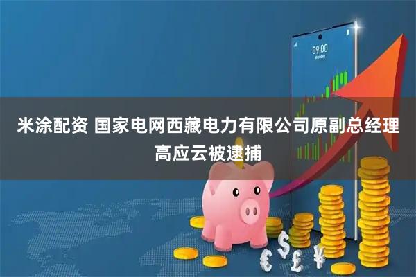米涂配资 国家电网西藏电力有限公司原副总经理高应云被逮捕